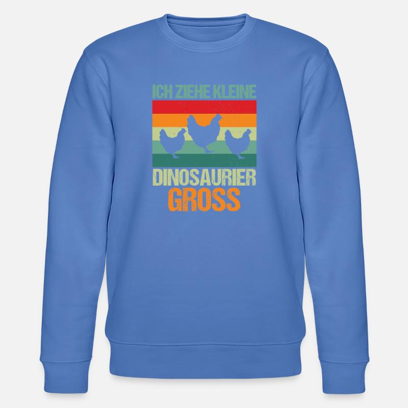 Hühner Hühnerbauer Bauer Landwirt Huhn - Stanley/Stella Unisex Bio-Sweatshirt CHANGER  - Blau