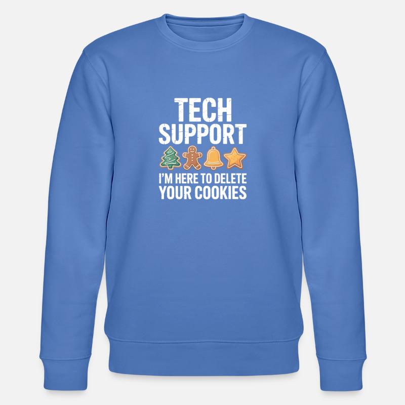Technische Support-Cookie-Bereinigung - Stanley/Stella Unisex Bio-Sweatshirt CHANGER  - Blau