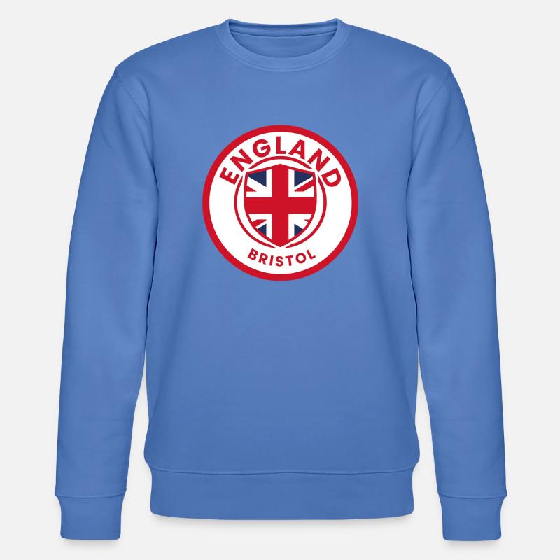 England Bristol Shield Logo - Stanley/Stella Unisex Bio-Sweatshirt CHANGER  - Blau