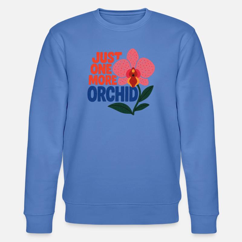 Nur noch eine Orchidee - Stanley/Stella Unisex Bio-Sweatshirt CHANGER - Blau