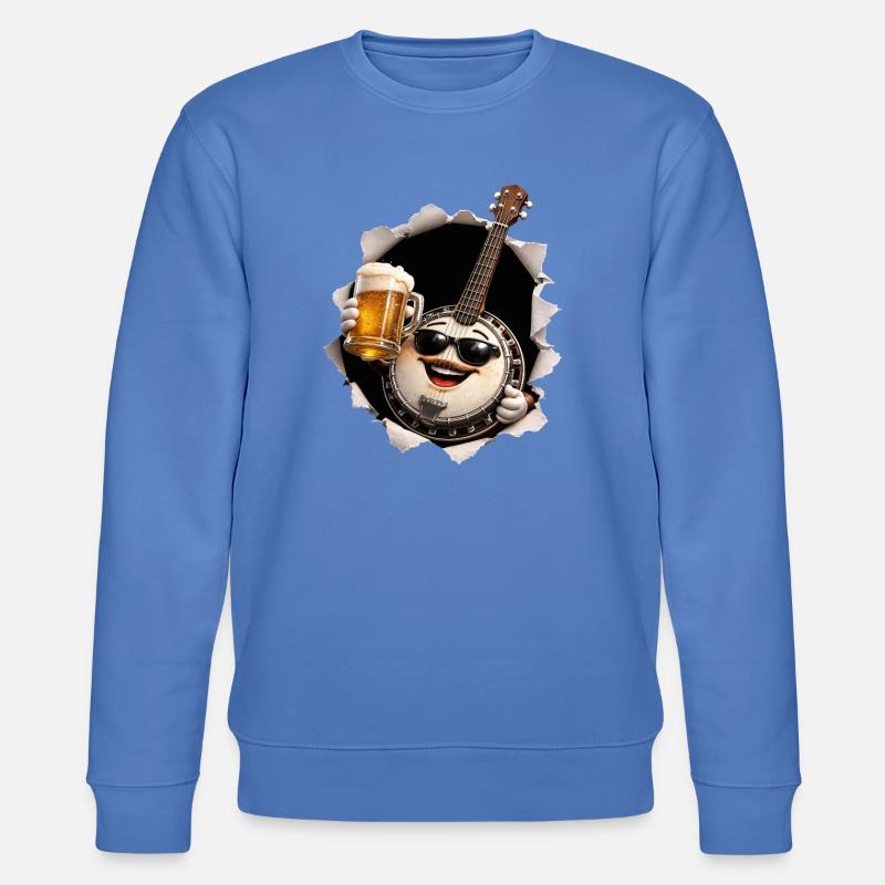 Banjo Bier - Stanley/Stella Unisex Bio-Sweatshirt CHANGER  - Blau