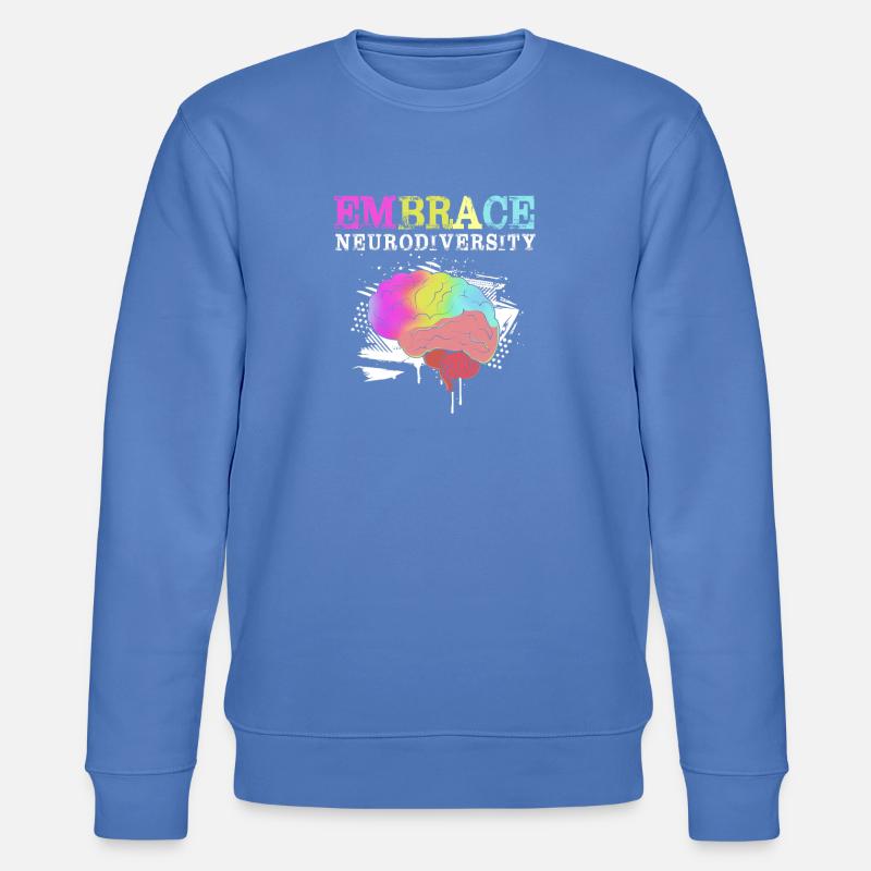 Autismus Autist ADHS Asperger Neurodiversity - Stanley/Stella Unisex Bio-Sweatshirt CHANGER - Blau
