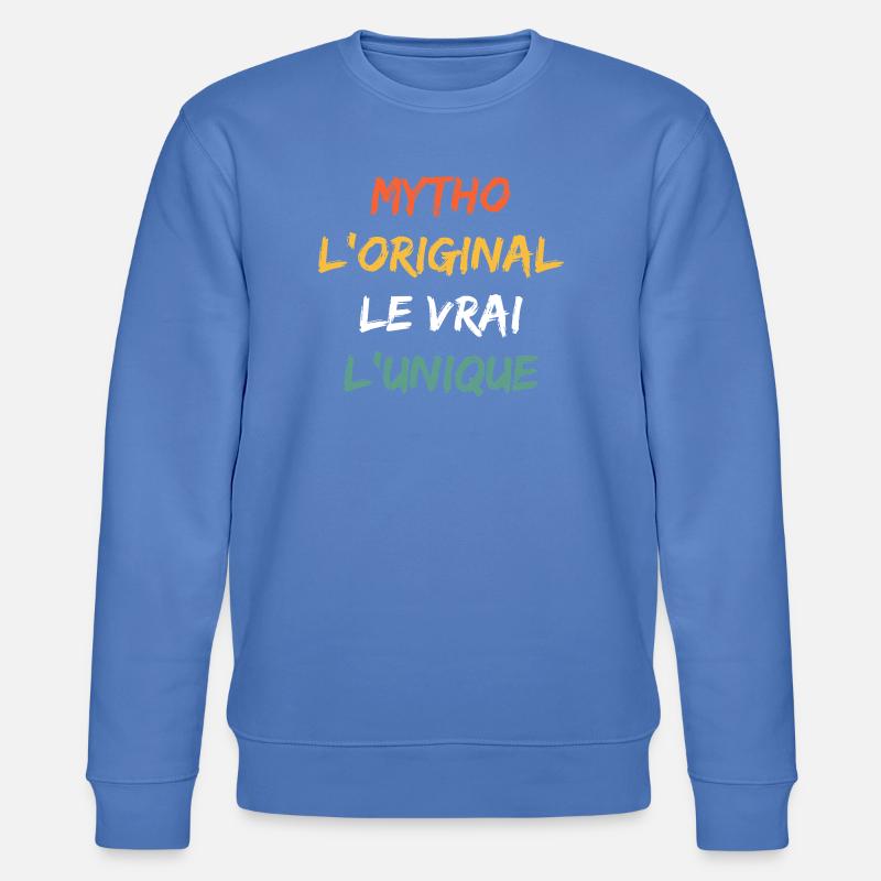 Mytho Original Le Vrai Unique - Sweat bio CHANGER Stanley/Stella Unisexe - bleu
