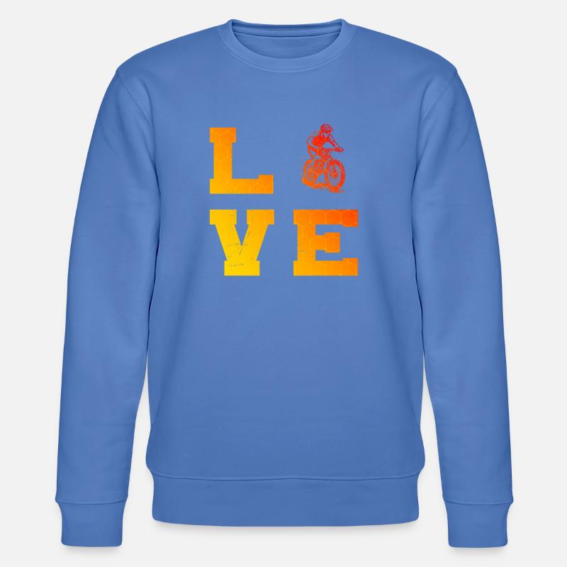Message clair sur le VTT - Sweat bio CHANGER Stanley/Stella Unisexe - bleu