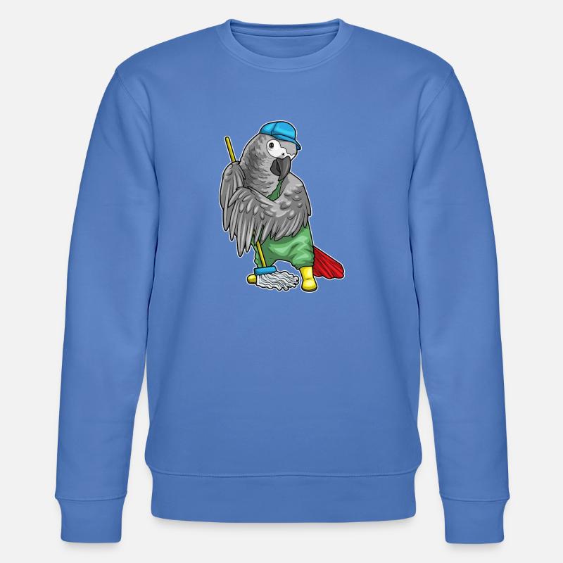 Nettoyage de serpillière pour perroquets - Sweat bio CHANGER Stanley/Stella Unisexe - bleu