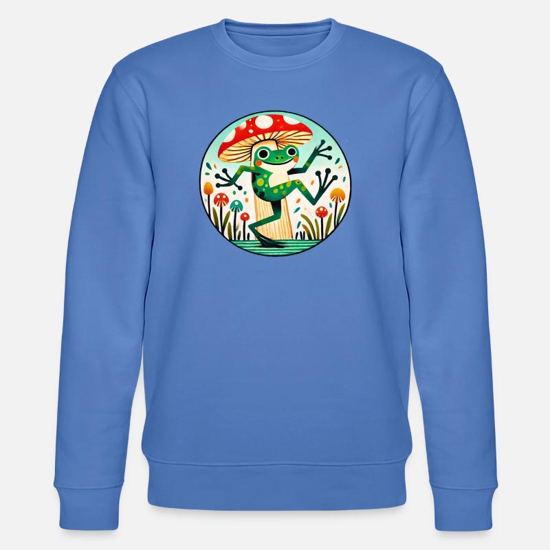 Pilzfrosch-Launenkreis - Stanley/Stella Unisex Bio-Sweatshirt CHANGER  - Blau