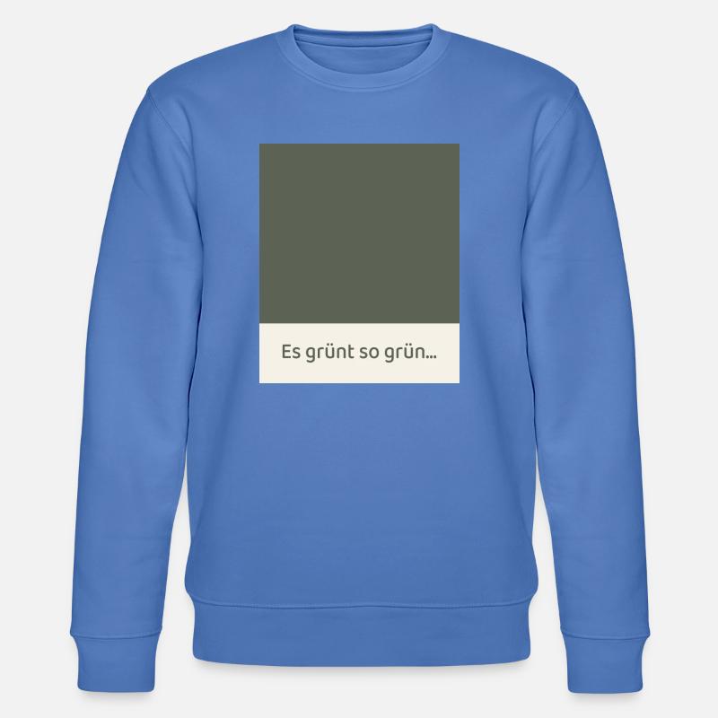 C’est tellement vert – Affiche Modern Fields - Sweat bio CHANGER Stanley/Stella Unisexe - bleu