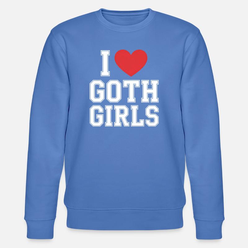 J’adore les filles gothiques - Sweat bio CHANGER Stanley/Stella Unisexe - bleu