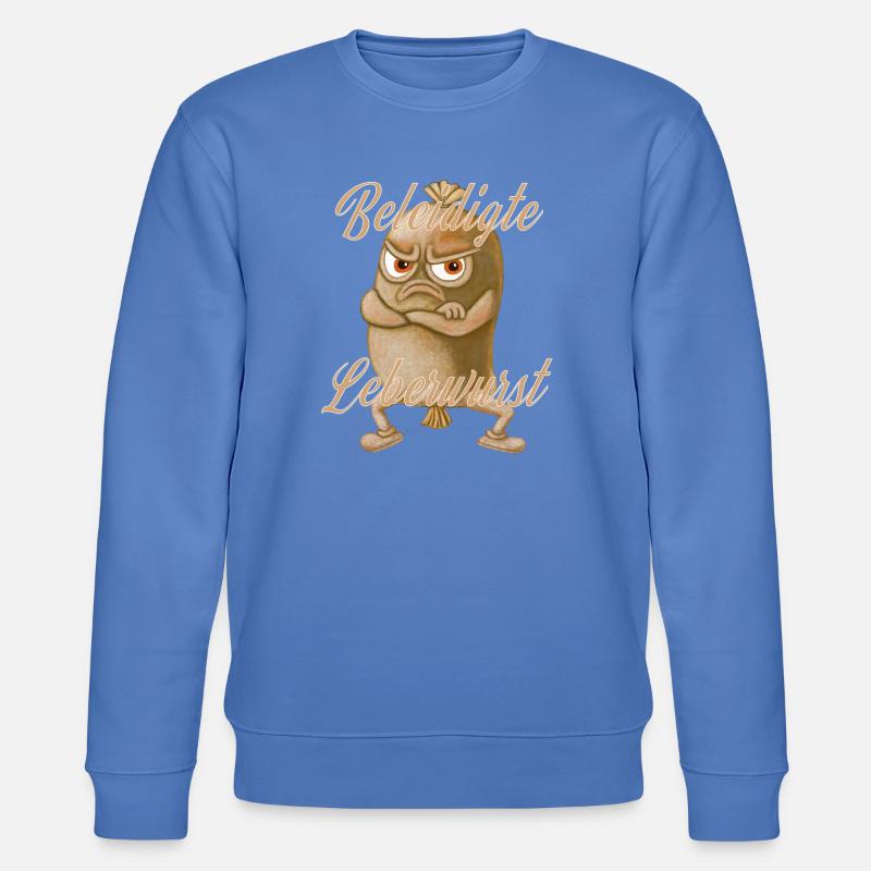 Beleidigte Leberwurst auf Beinen - Stanley/Stella Unisex Bio-Sweatshirt CHANGER  - Blau