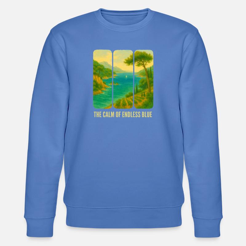 Die Ruhe des blauen Horizonts - Stanley/Stella Unisex Bio-Sweatshirt CHANGER  - Blau