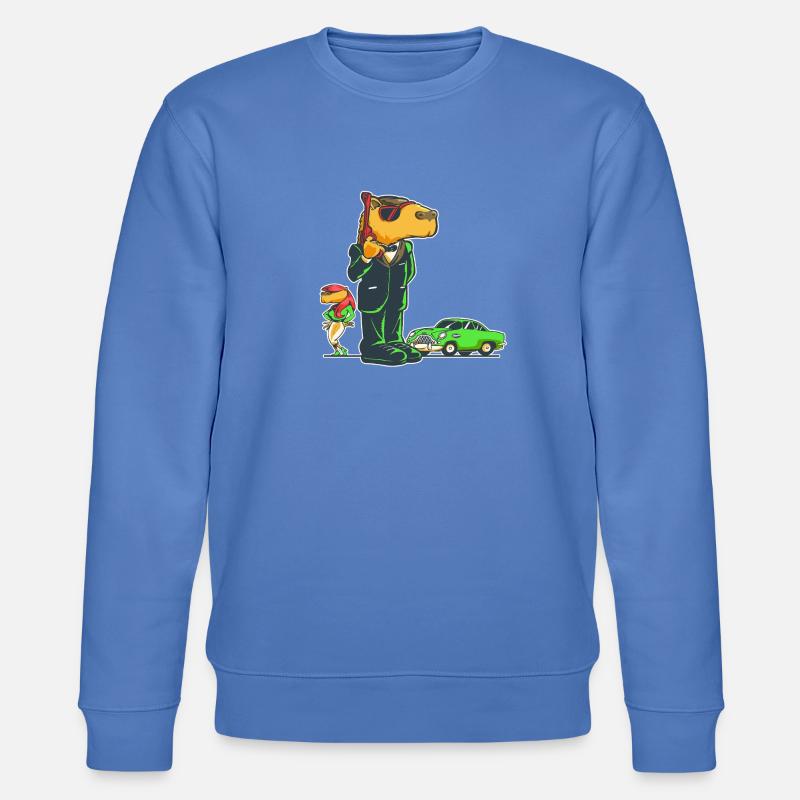 Kapybara-Geheimagent - Stanley/Stella Unisex Bio-Sweatshirt CHANGER  - Blau