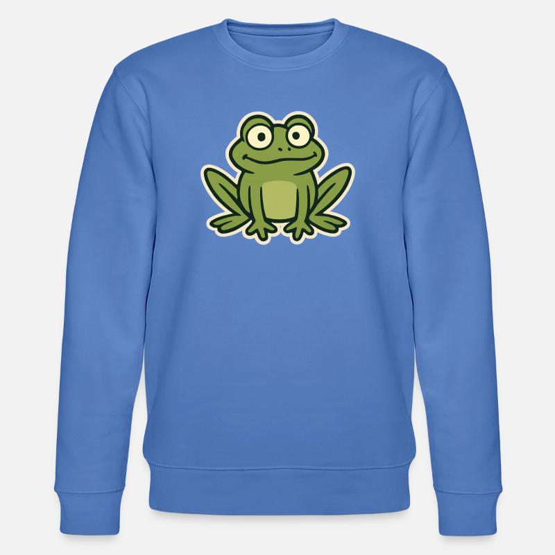 Frosch - Stanley/Stella Unisex Bio-Sweatshirt CHANGER  - Blau