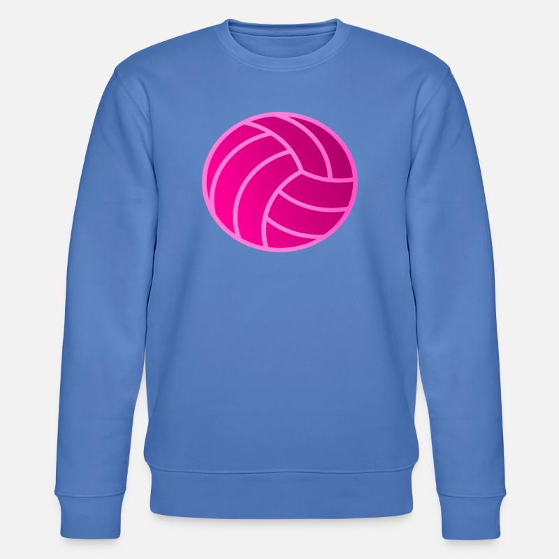 Pinker Volleyball - Stanley/Stella Unisex Bio-Sweatshirt CHANGER  - Blau