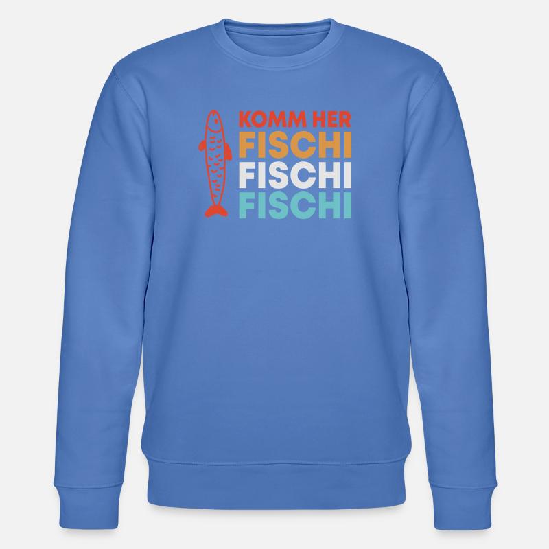 Diction de pêche à la pêche - Sweat bio CHANGER Stanley/Stella Unisexe - bleu
