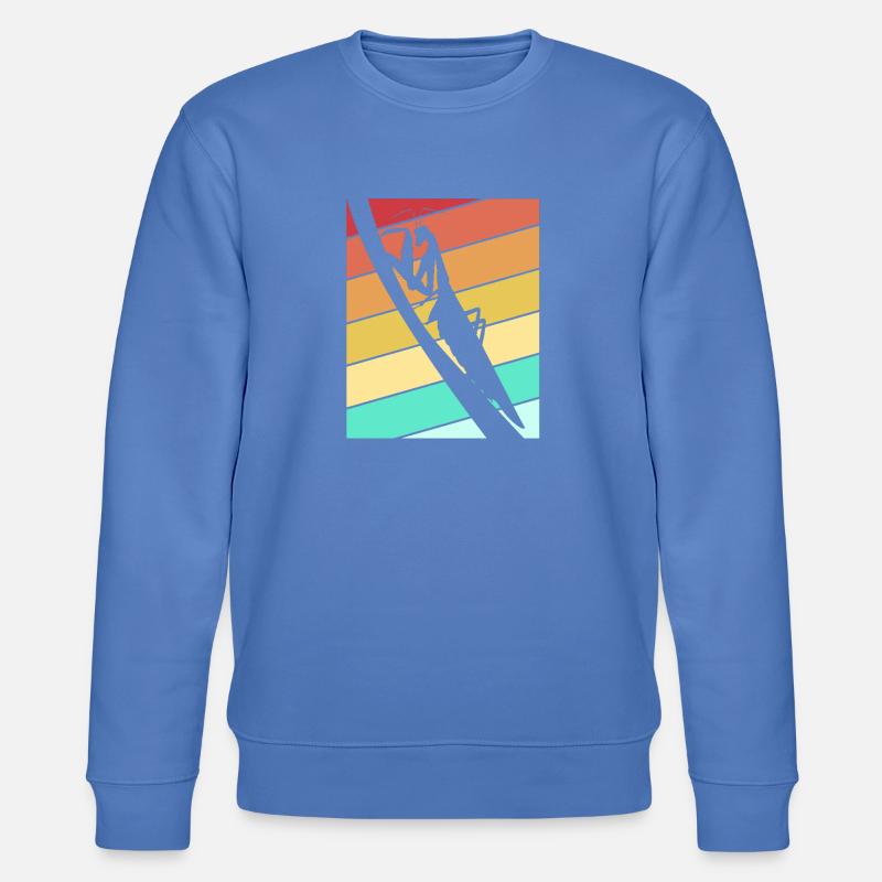Mantis Gottesanbeter Gottesanbeterin - Stanley/Stella Unisex Bio-Sweatshirt CHANGER  - Blau