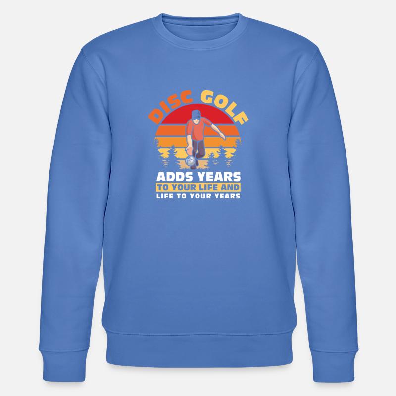 Disc Golf Geschenke Discgolf - Stanley/Stella Unisex Bio-Sweatshirt CHANGER  - Blau