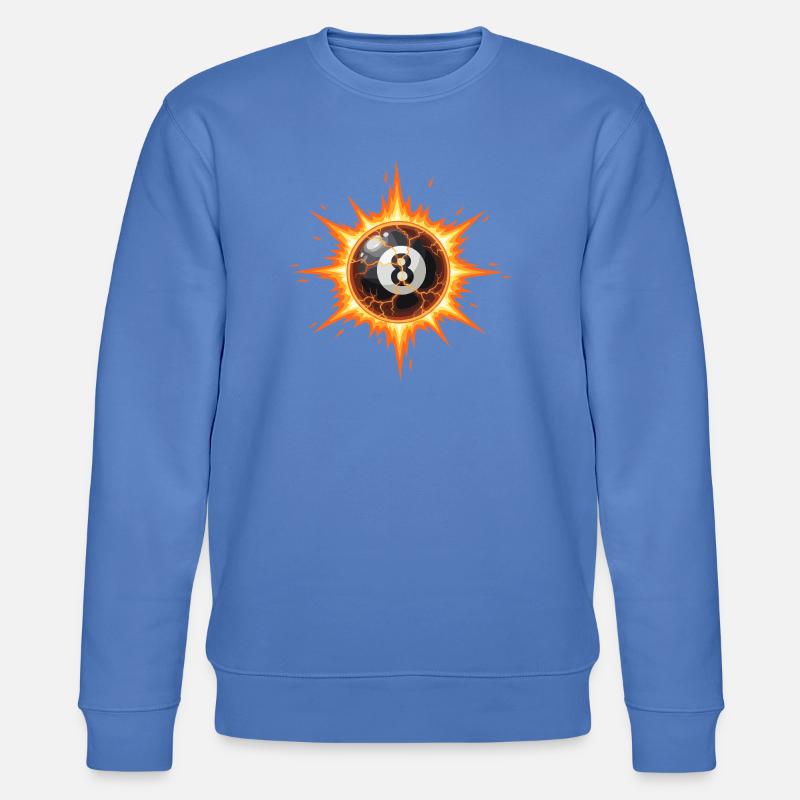 Explosion de Boule de Feu 8-Boules - Sweat bio CHANGER Stanley/Stella Unisexe - bleu