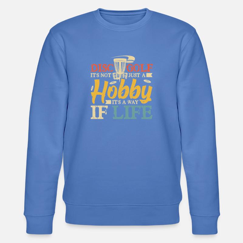 Disc Golf Geschenke Discgolf - Stanley/Stella Unisex Bio-Sweatshirt CHANGER - Blau