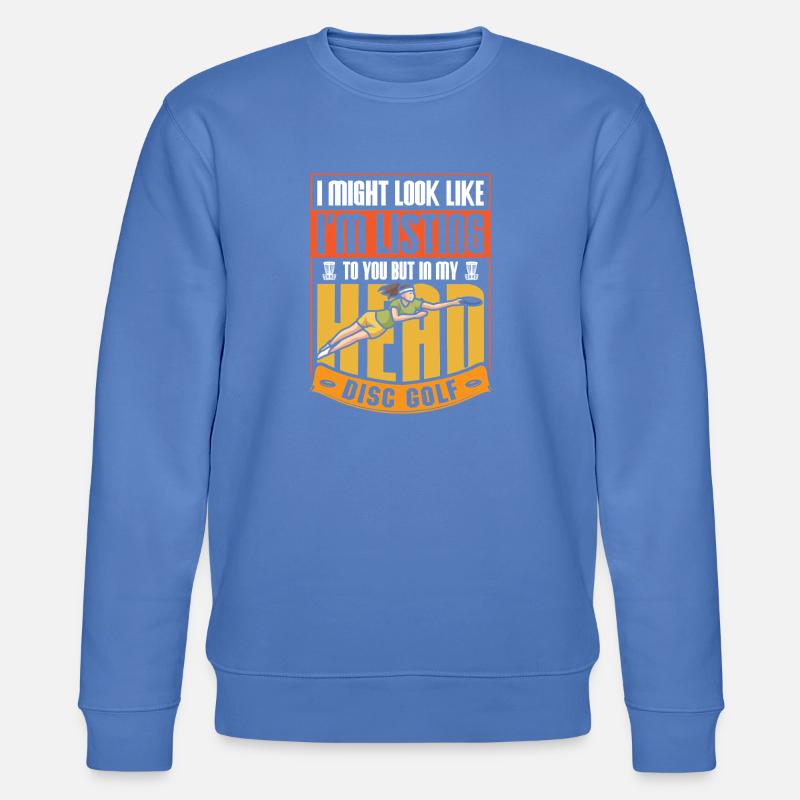 Disc Golf Geschenke Discgolf - Stanley/Stella Unisex Bio-Sweatshirt CHANGER  - Blau