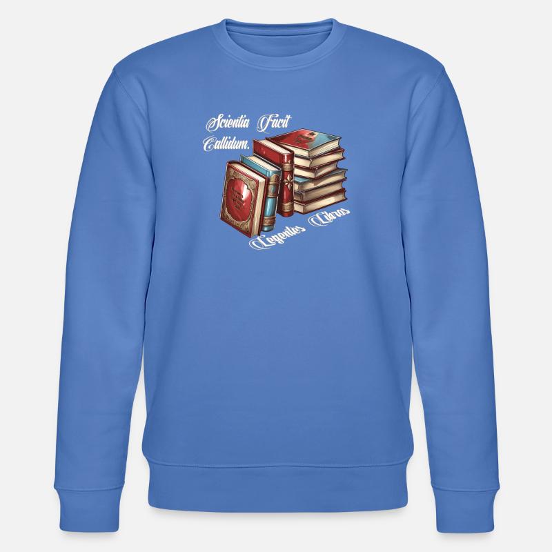 White Book - Stanley/Stella Unisex Bio-Sweatshirt CHANGER  - Blau