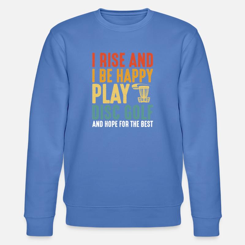 Disc Golf Geschenke Discgolf - Stanley/Stella Unisex Bio-Sweatshirt CHANGER  - Blau