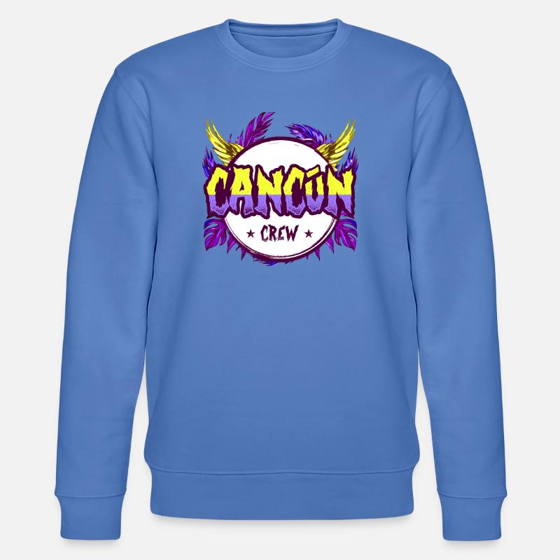 Cancun Crew Bunt - Stanley/Stella Unisex Bio-Sweatshirt CHANGER  - Blau