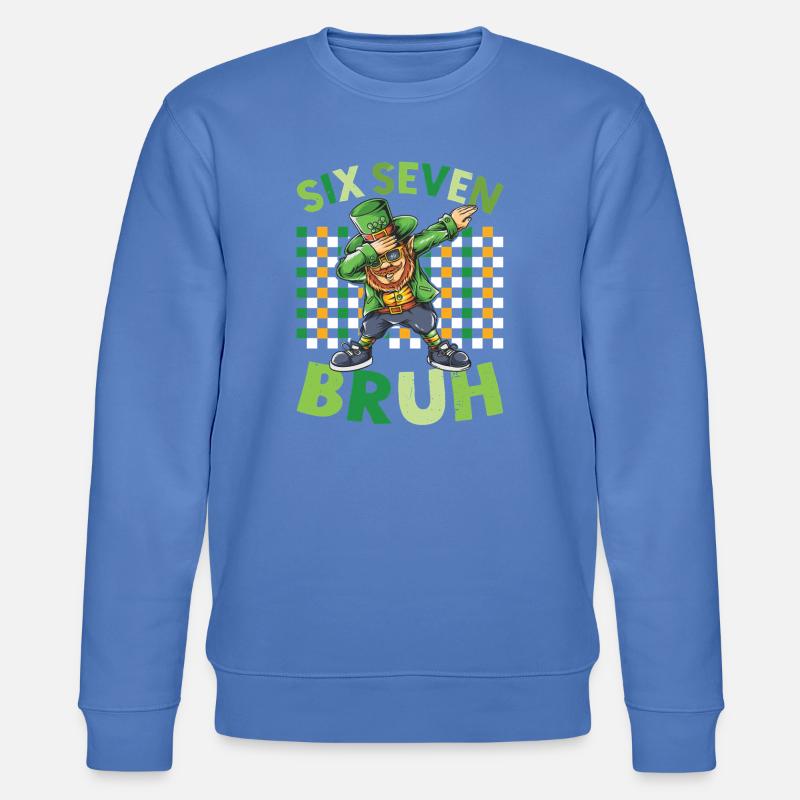 Kobold St. Patrick's Day - Stanley/Stella Unisex Bio-Sweatshirt CHANGER  - Blau