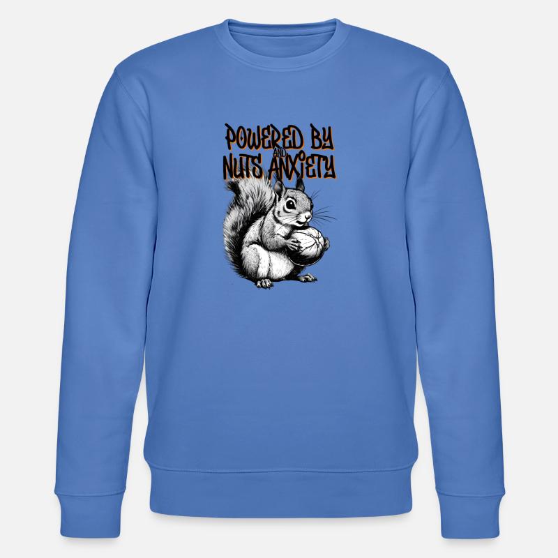 Powered by Nüssen und Angst - Stanley/Stella Unisex Bio-Sweatshirt CHANGER - Blau