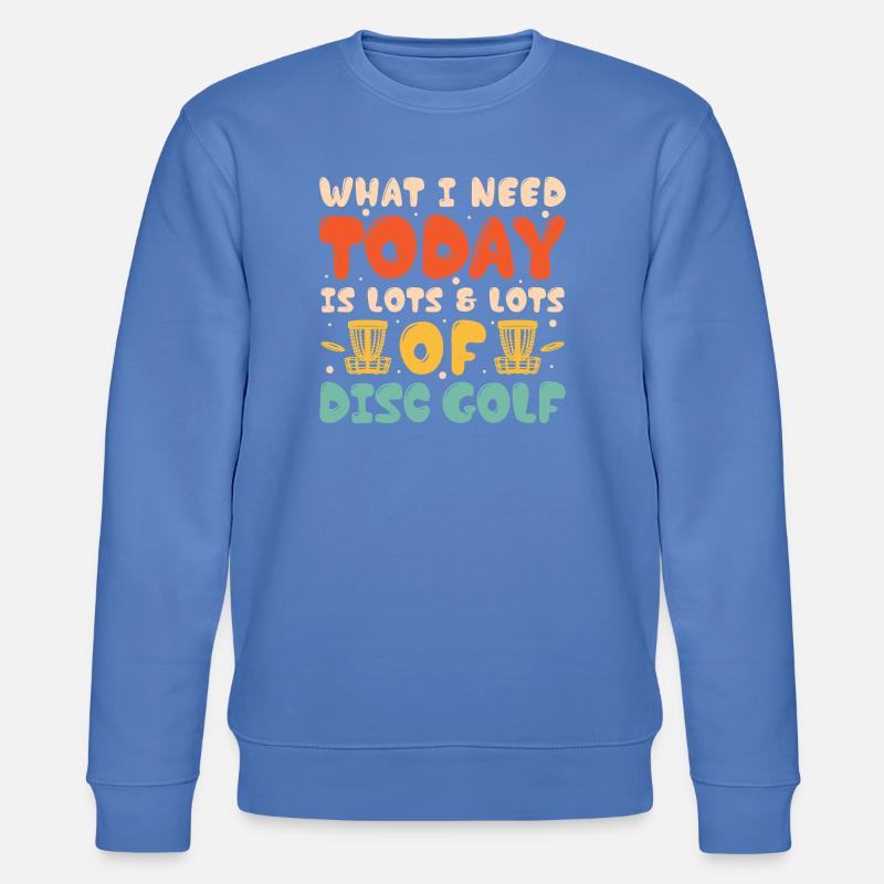 Disc Golf Geschenke Discgolf - Stanley/Stella Unisex Bio-Sweatshirt CHANGER  - Blau
