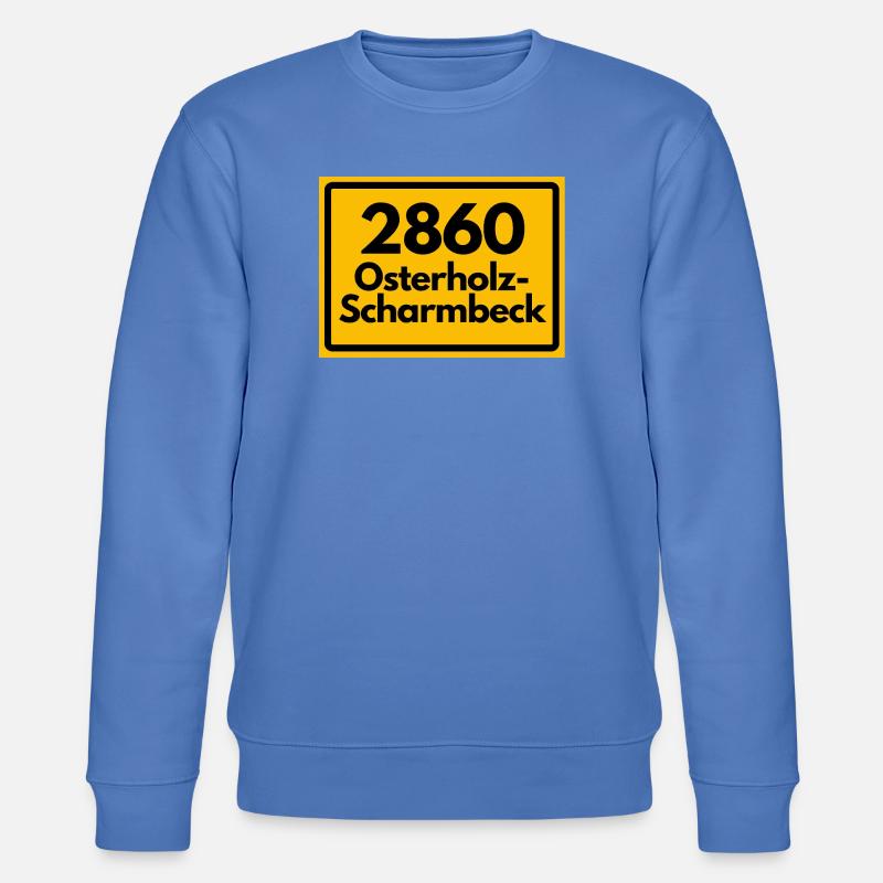 ANCIEN CODE POSTAL 2860 OSTERHOLZ-SCHARMBECK - Sweat bio CHANGER Stanley/Stella Unisexe - bleu