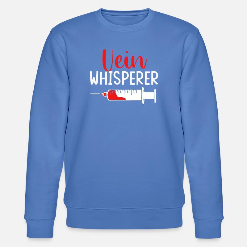 Blutspender Blut Blutspende - Stanley/Stella Unisex Bio-Sweatshirt CHANGER  - Blau