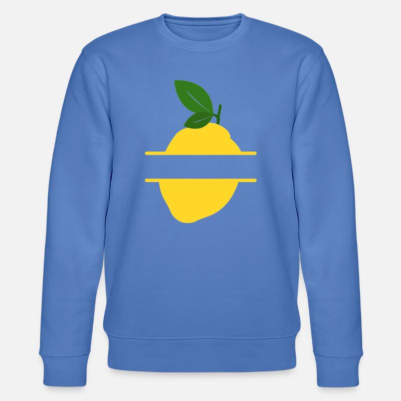 Lemon Split Frame - Stanley/Stella Unisex Bio-Sweatshirt CHANGER  - Blau