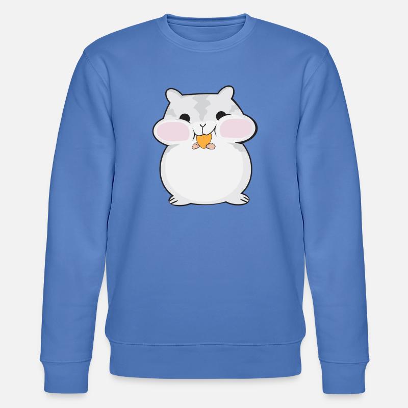 Dessin animé de hamster dodu mignon - Sweat bio CHANGER Stanley/Stella Unisexe - bleu