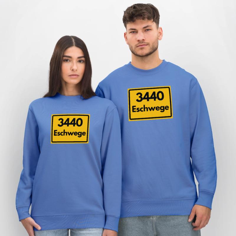 OLD POSTCODE ZIP CODE RETRO 3440 ESCHWEGE Stanley/Stella CHANGER Unisex Organic Sweatshirt
