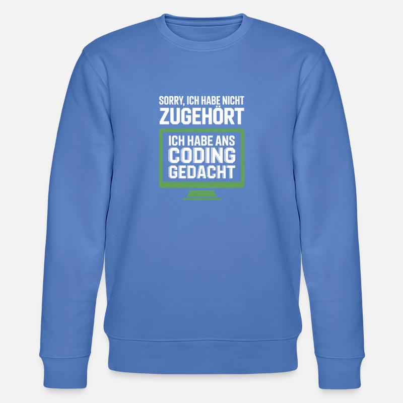 Codage : Penser au lieu d’appartenir - Sweat bio CHANGER Stanley/Stella Unisexe - bleu