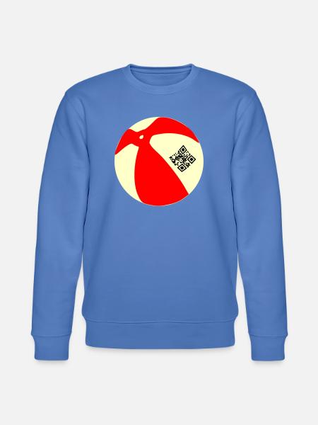 Ball QR - Stanley/Stella CHANGER Unisex Organic Sweatshirt - bright blue