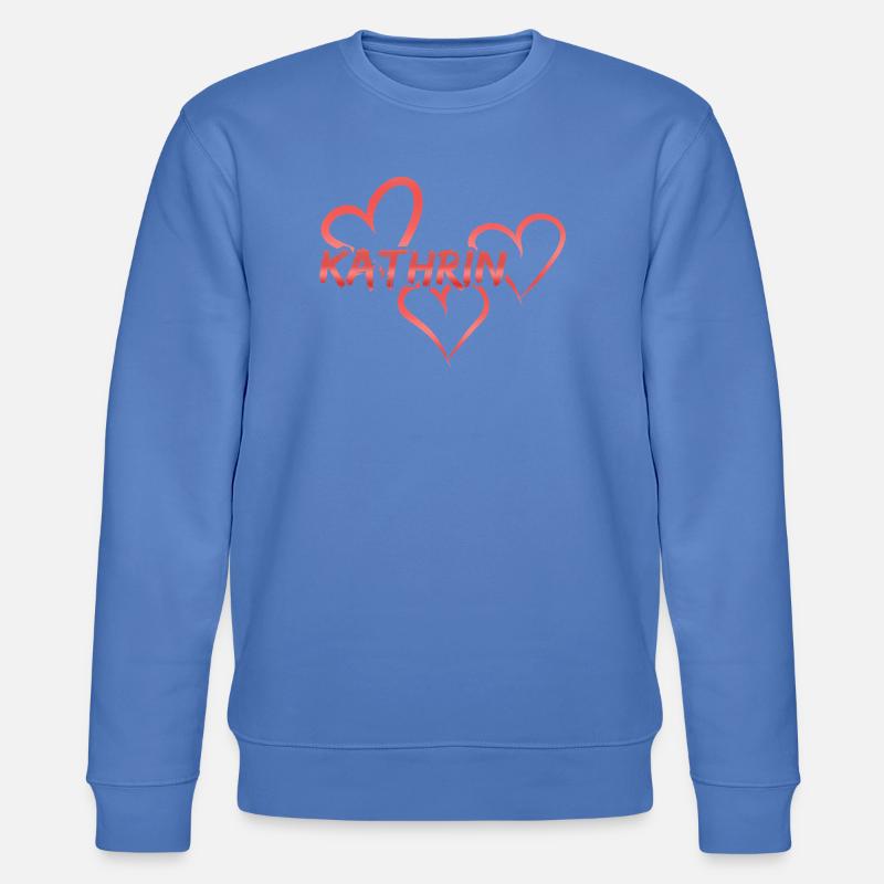 Kathrin als Vorname - Stanley/Stella Unisex Bio-Sweatshirt CHANGER - Blau