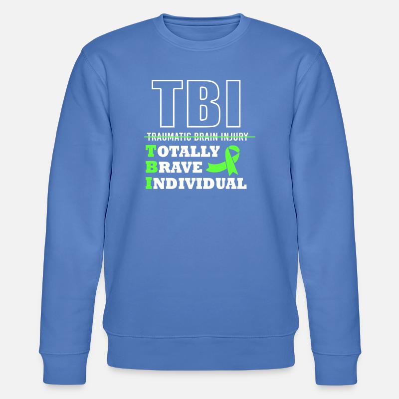 Autounfall Schädel-Hirn-Trauma Schädelhirntrauma - Stanley/Stella Unisex Bio-Sweatshirt CHANGER  - Blau