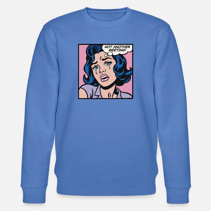 Kein weiteres Treffen - Stanley/Stella Unisex Bio-Sweatshirt CHANGER  - Blau