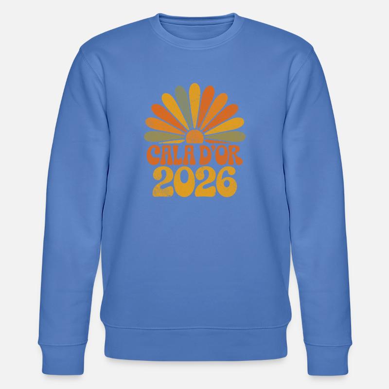 Cala d'Or 2026 Sonnenstrahlen - Stanley/Stella Unisex Bio-Sweatshirt CHANGER  - Blau