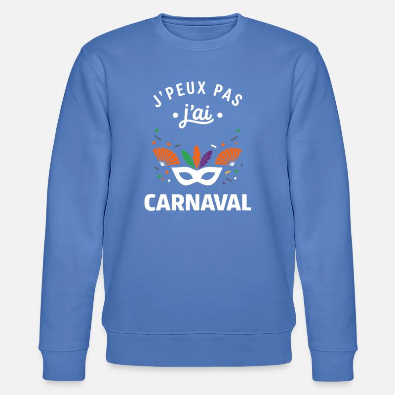 Karneval - Stanley/Stella Unisex Bio-Sweatshirt CHANGER  - Blau