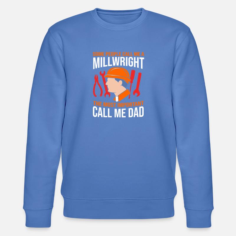 Locksmith Mechanic CNC Mechanical Engineering - Stanley/Stella CHANGER Unisex Organic Sweatshirt - bright blue