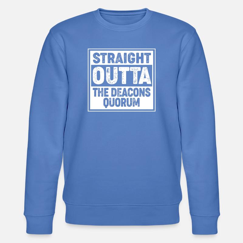 Mormonen - Stanley/Stella Unisex Bio-Sweatshirt CHANGER  - Blau