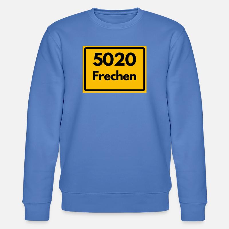 ALTE POSTLEITZAHL PLZ RETRO 5020 FRECHEN - Stanley/Stella Unisex Bio-Sweatshirt CHANGER  - Blau