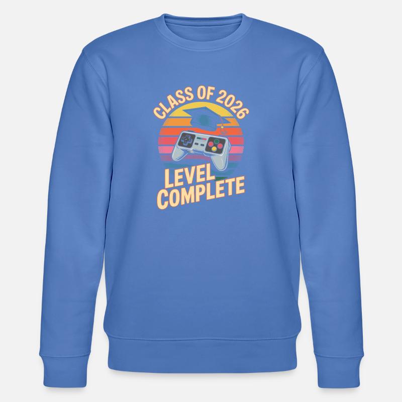 Niveau Complet 2026 Finition Rétro Gaming - Sweat bio CHANGER Stanley/Stella Unisexe - bleu