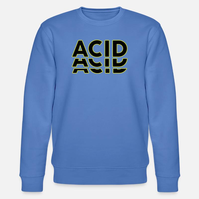 Acid Techno Amelie Harte Dunkle Beats - Stanley/Stella Unisex Bio-Sweatshirt CHANGER  - Blau