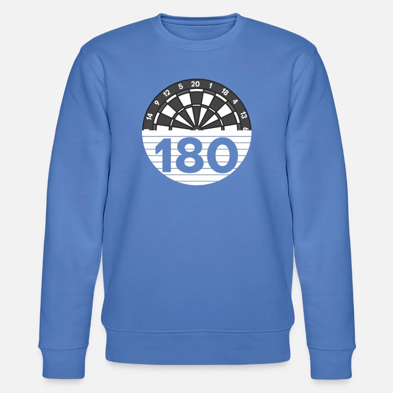 Einhundertachtzig Punkte - Stanley/Stella Unisex Bio-Sweatshirt CHANGER  - Blau