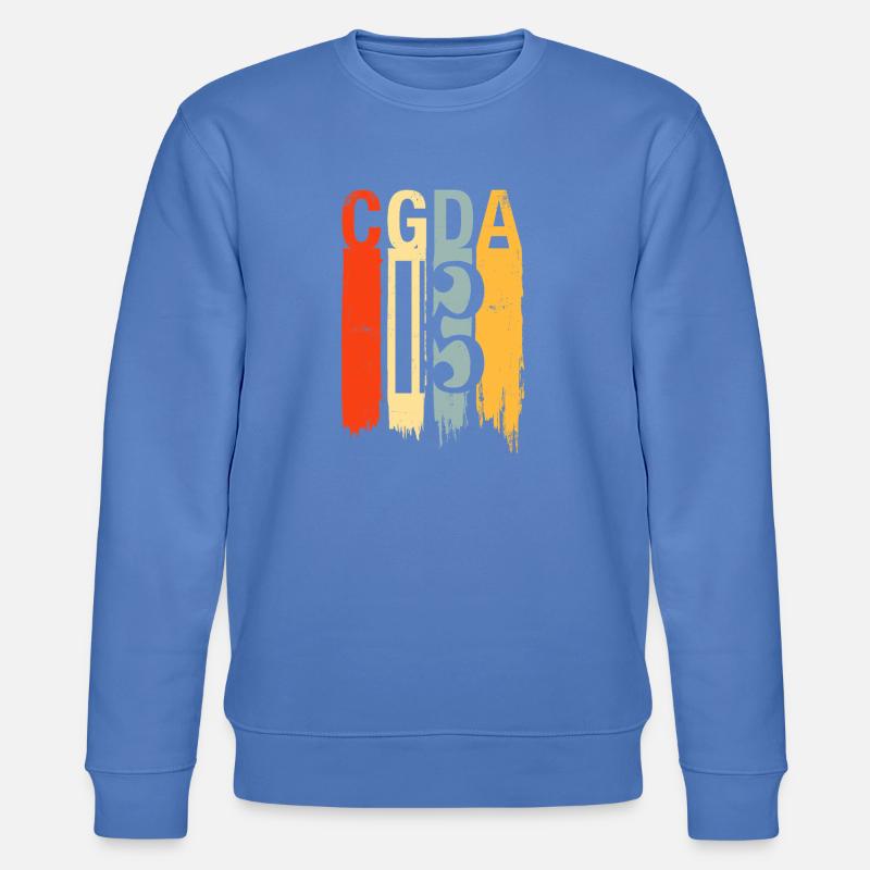 CGDA viola tuning string musician retro - Stanley/Stella CHANGER Unisex Organic Sweatshirt - bright blue