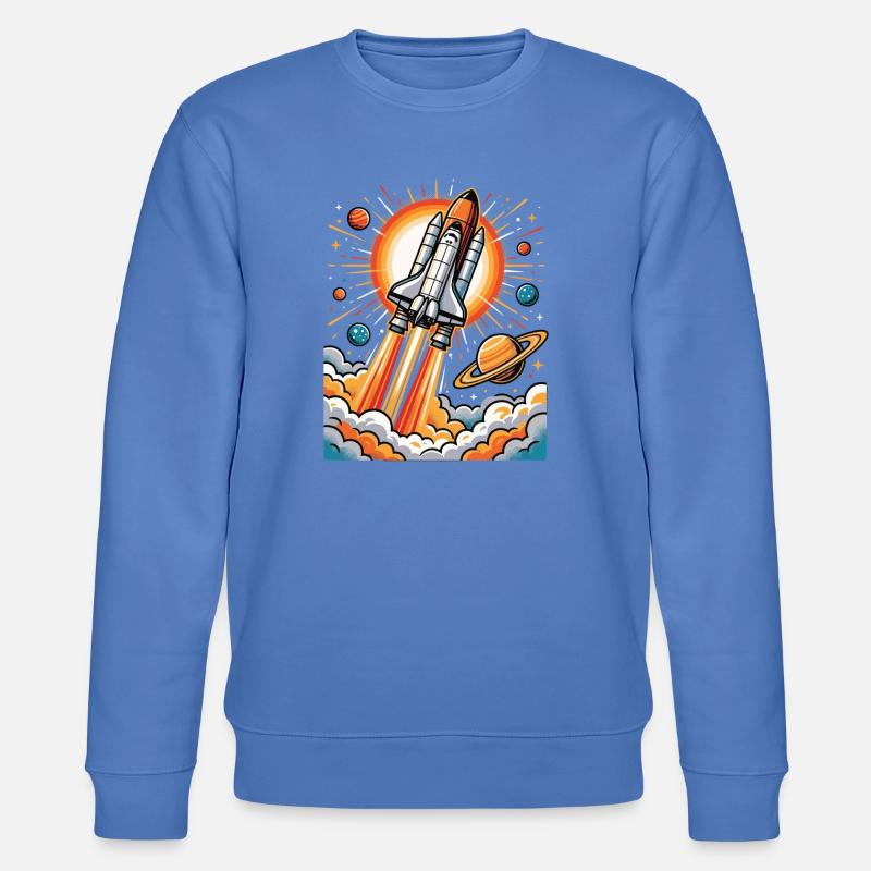 Explosion de fusée dans l’espace - Sweat bio CHANGER Stanley/Stella Unisexe - bleu