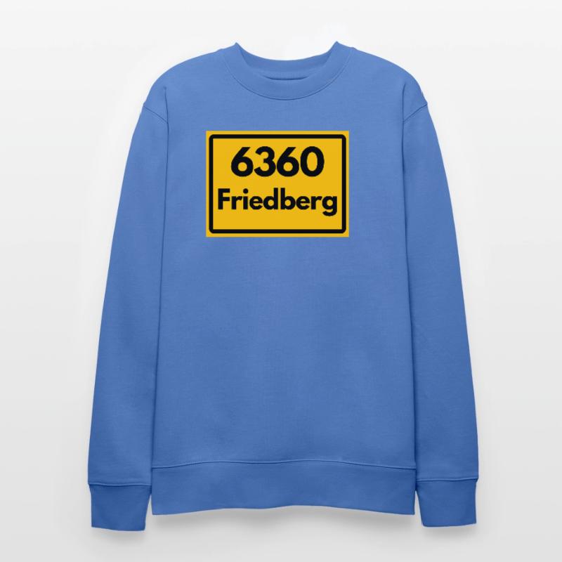 OLD POSTCODE ZIP CODE RETRO 6360 FRIEDBERG HEIMAT Stanley/Stella CHANGER Unisex Organic Sweatshirt